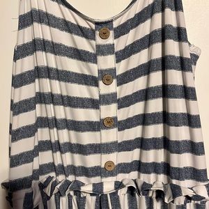 Cute jumpsuit for the fall add a turtleneck underneath or a blazer over top